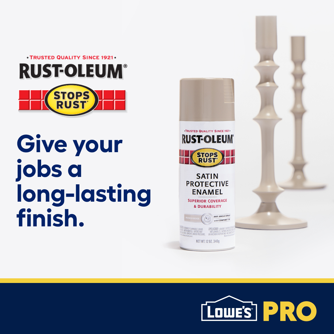 Lowe's Home Improvement Facebook ad: Paint and protect.