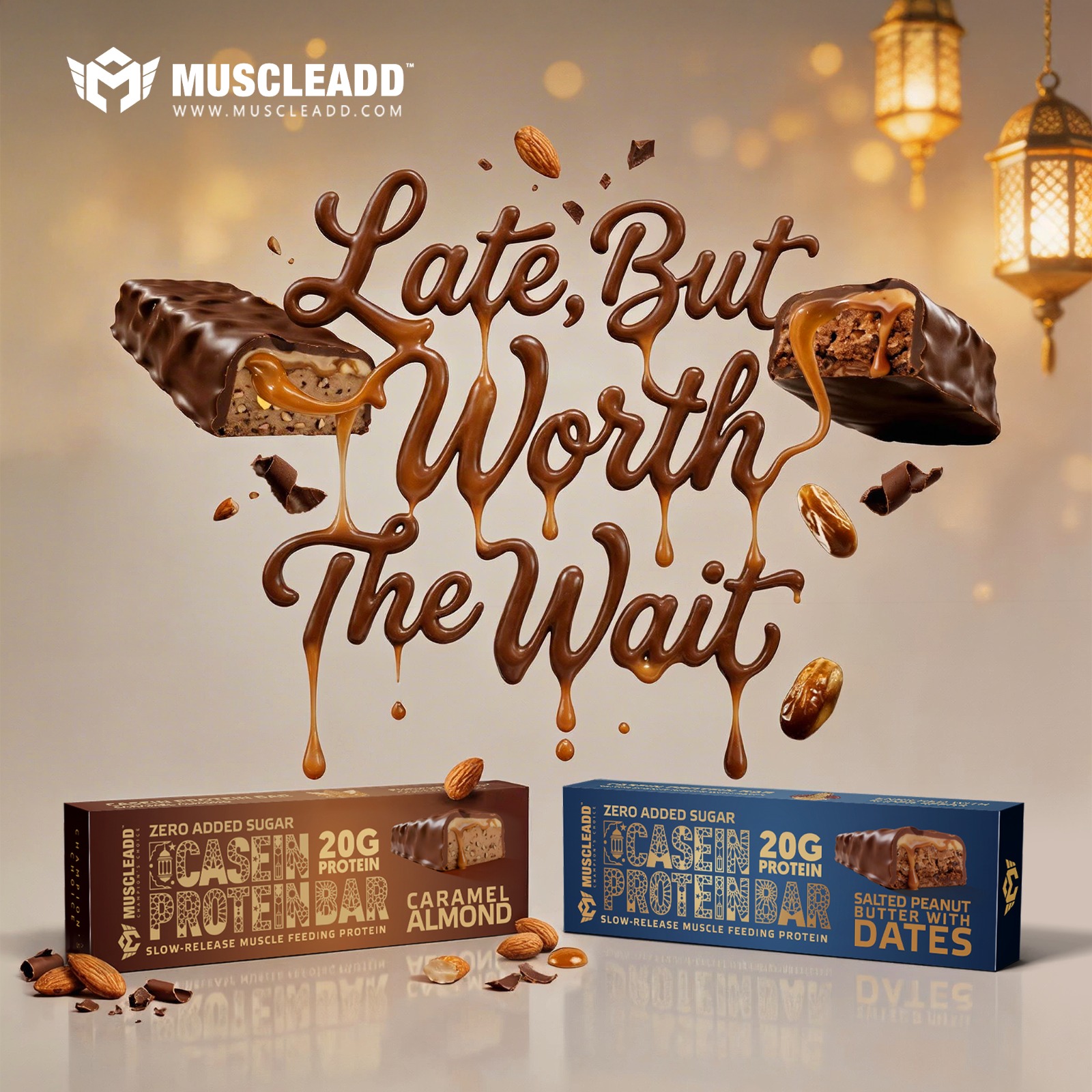 Muscle Add Facebook ad: Late But Worth the wait