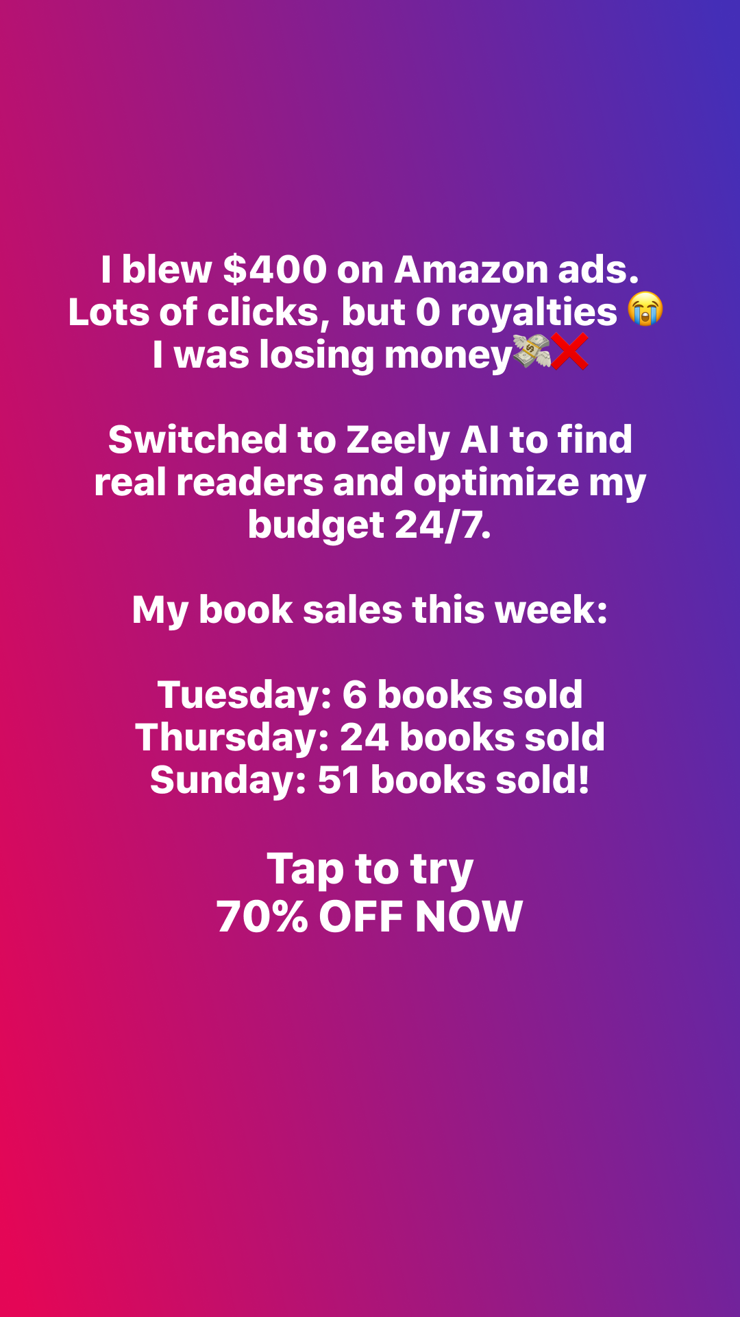 Zeely Facebook ad