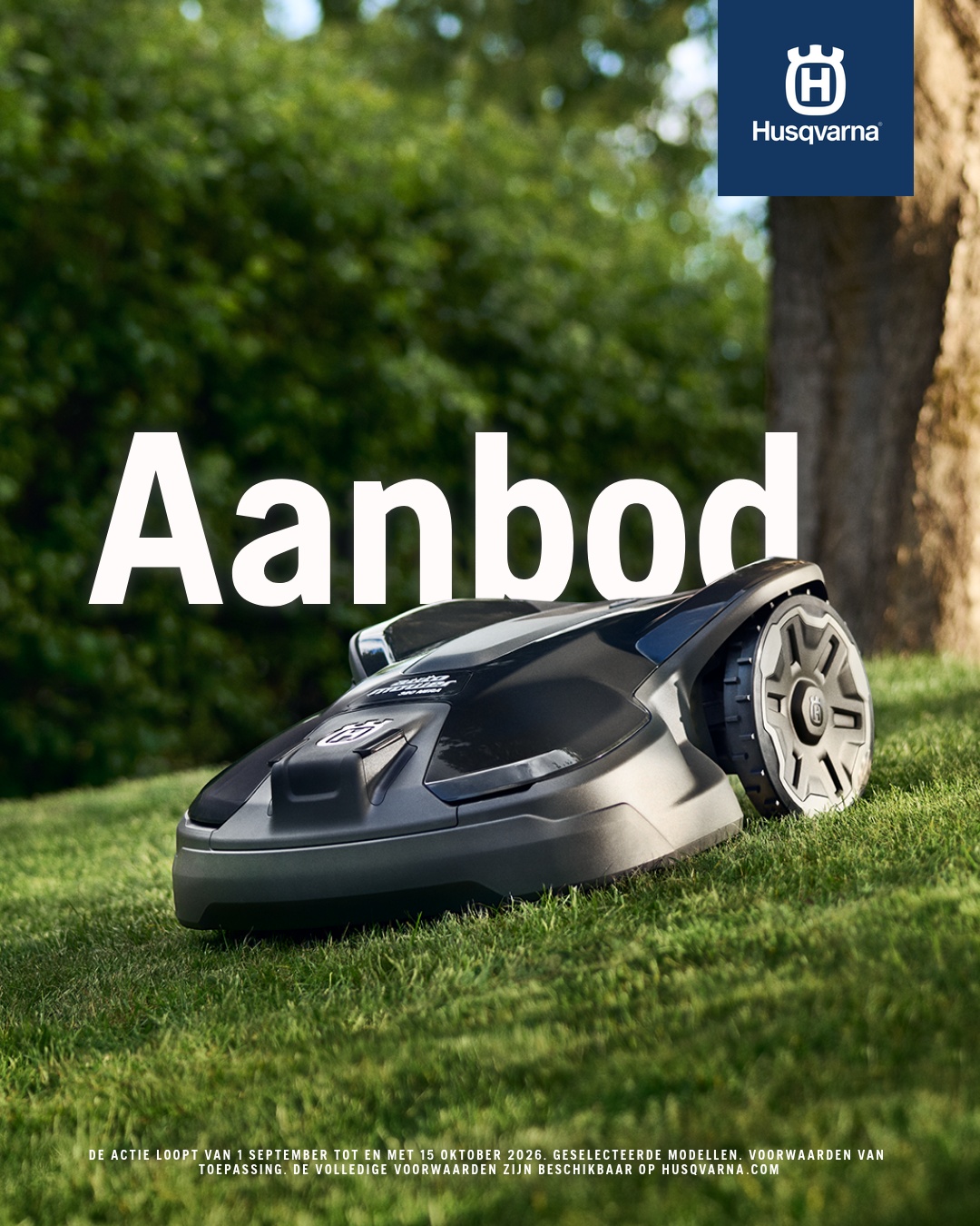 Husqvarna Facebook ad: Tijdelijke aanbieding