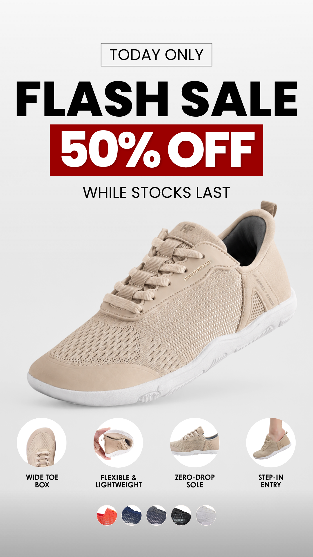 HIKE Footwear Facebook ad