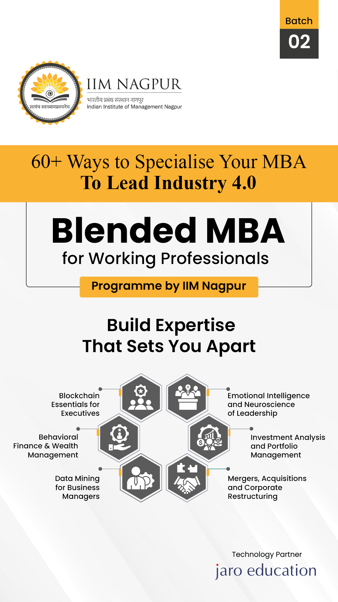 IIM Nagpur - Blended MBA for Working Professionals Facebook ad from May 21, 2026