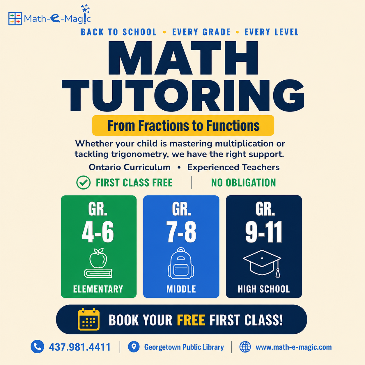 Math-E-Magic Facebook ad