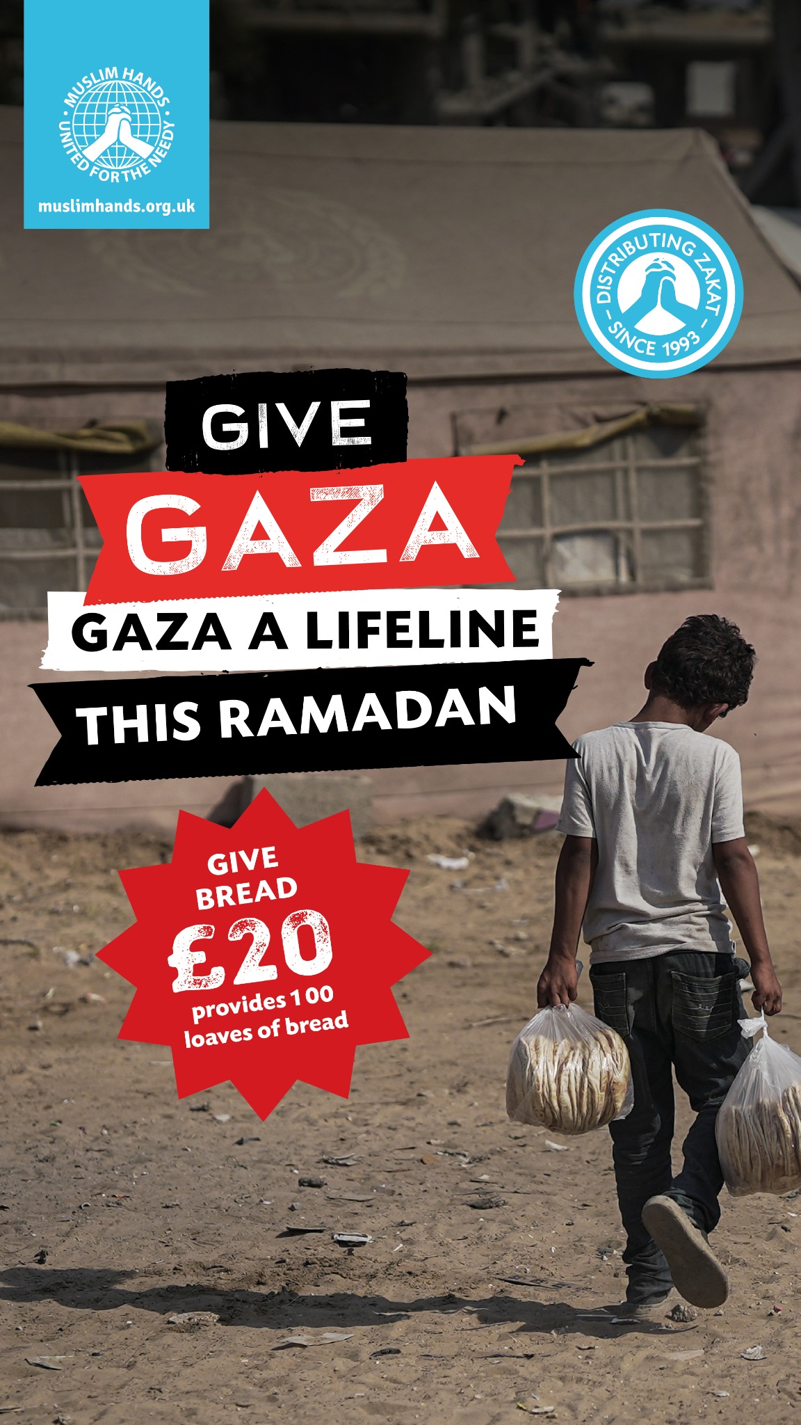 Muslim Hands Facebook ad