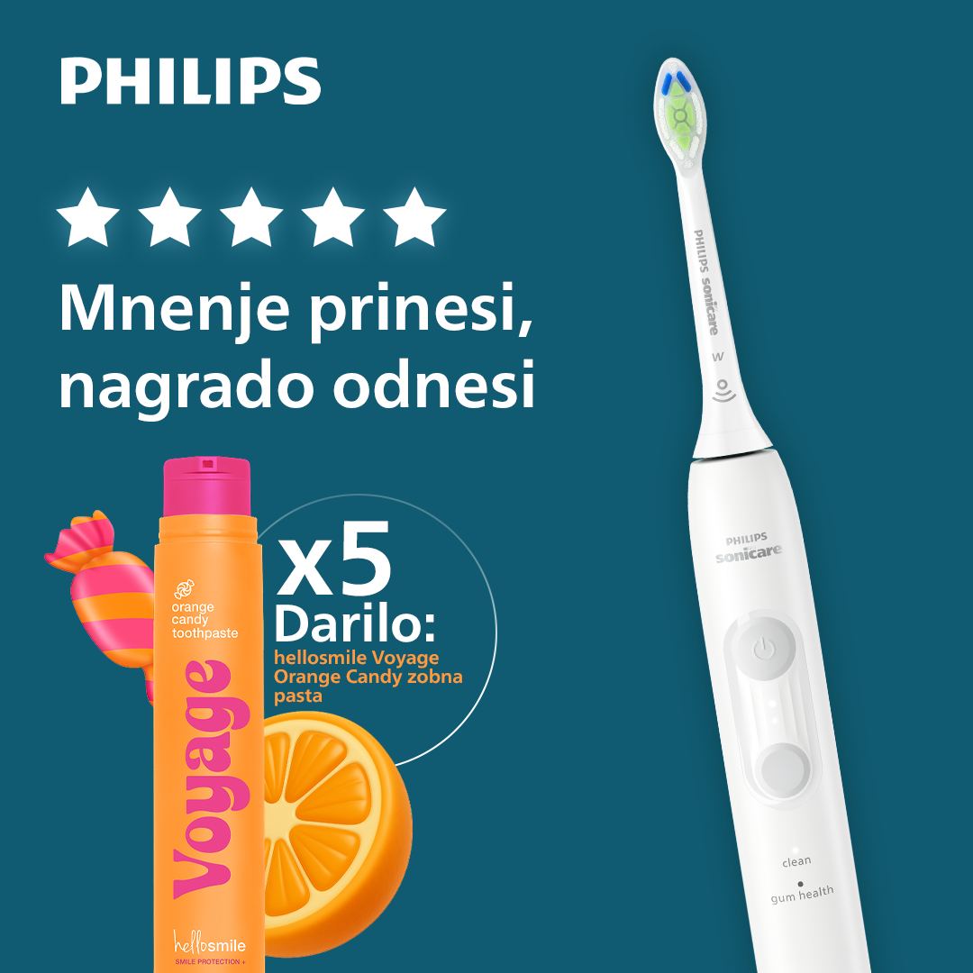 Philips Slovenija Facebook ad: NAGRADNA IGRA: Deli svoje mnenje o Philips Sonicare…