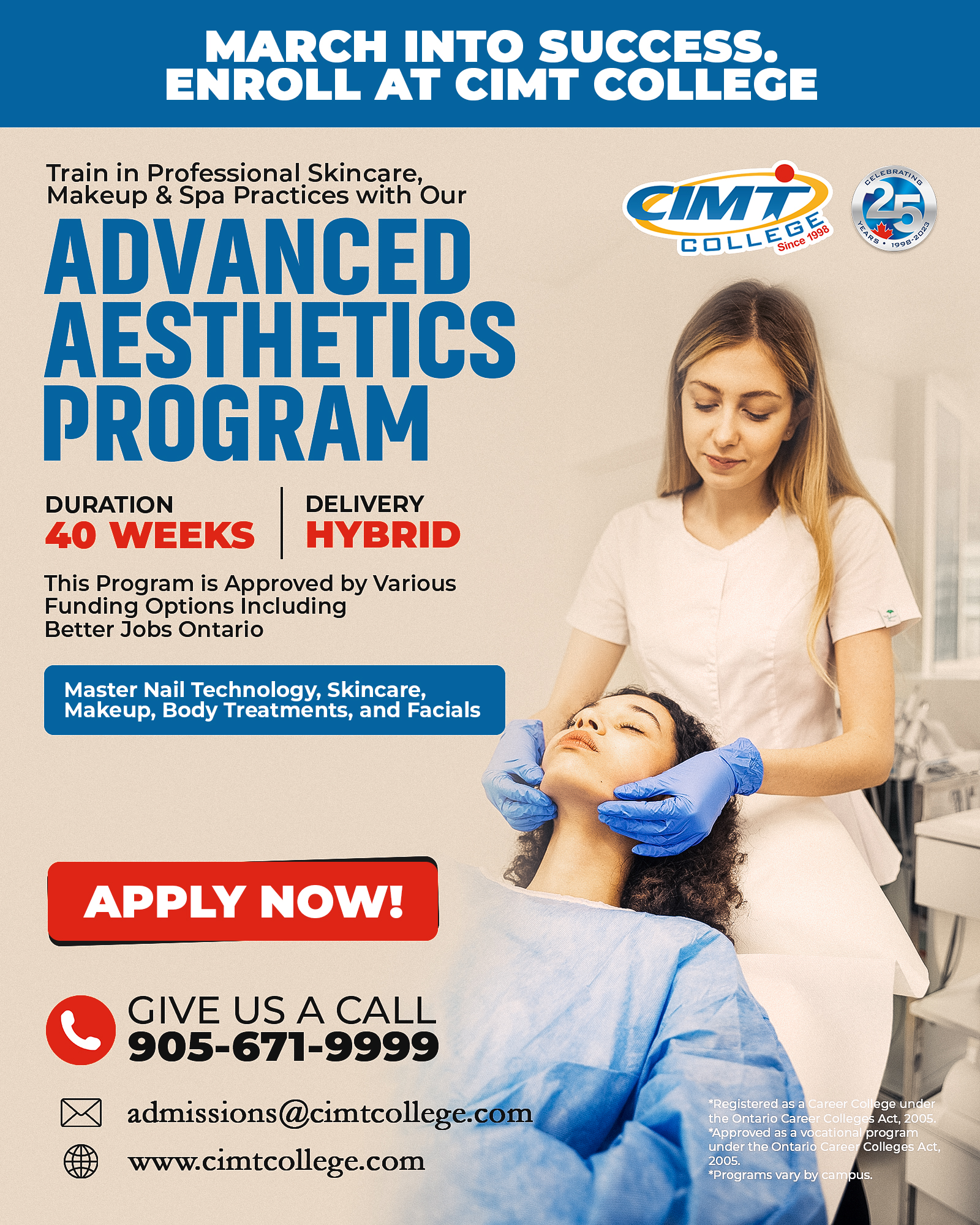 CIMT College Facebook ad
