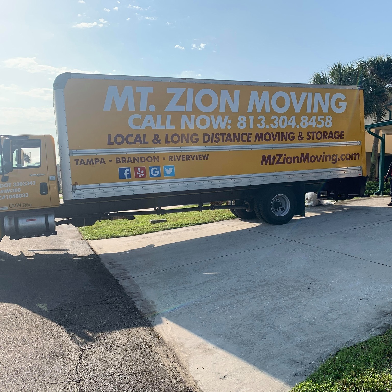 Mt. Zion Moving and Storage Facebook ad: Are you still looking for a Moving Company…