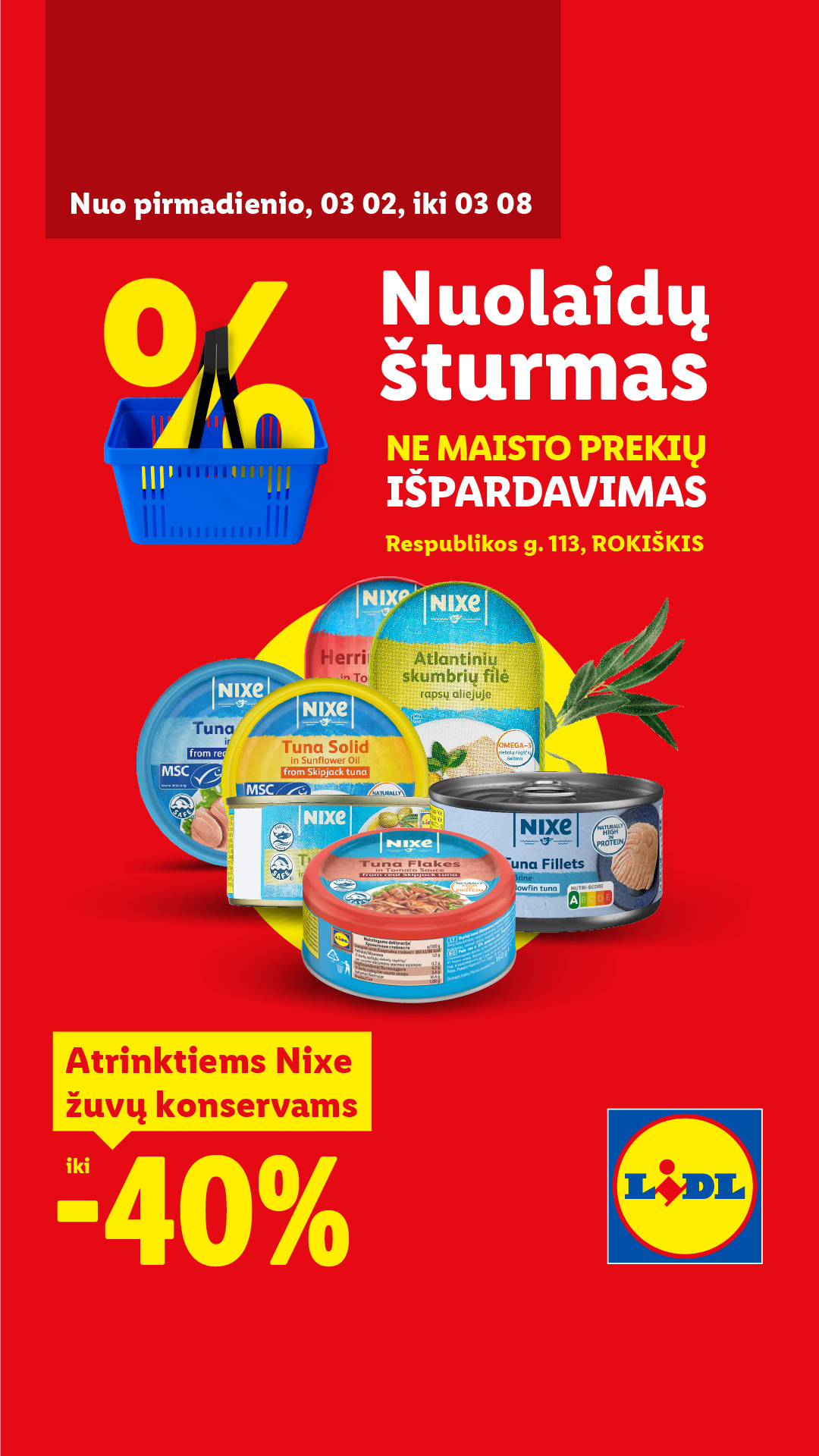 Lidl Lietuva Facebook ad