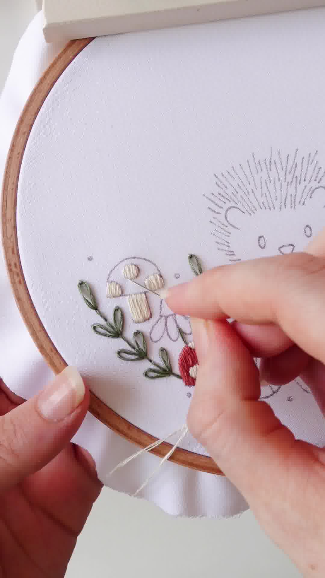 Clever Poppy Facebook ad: Embroidery Kit for Beginners