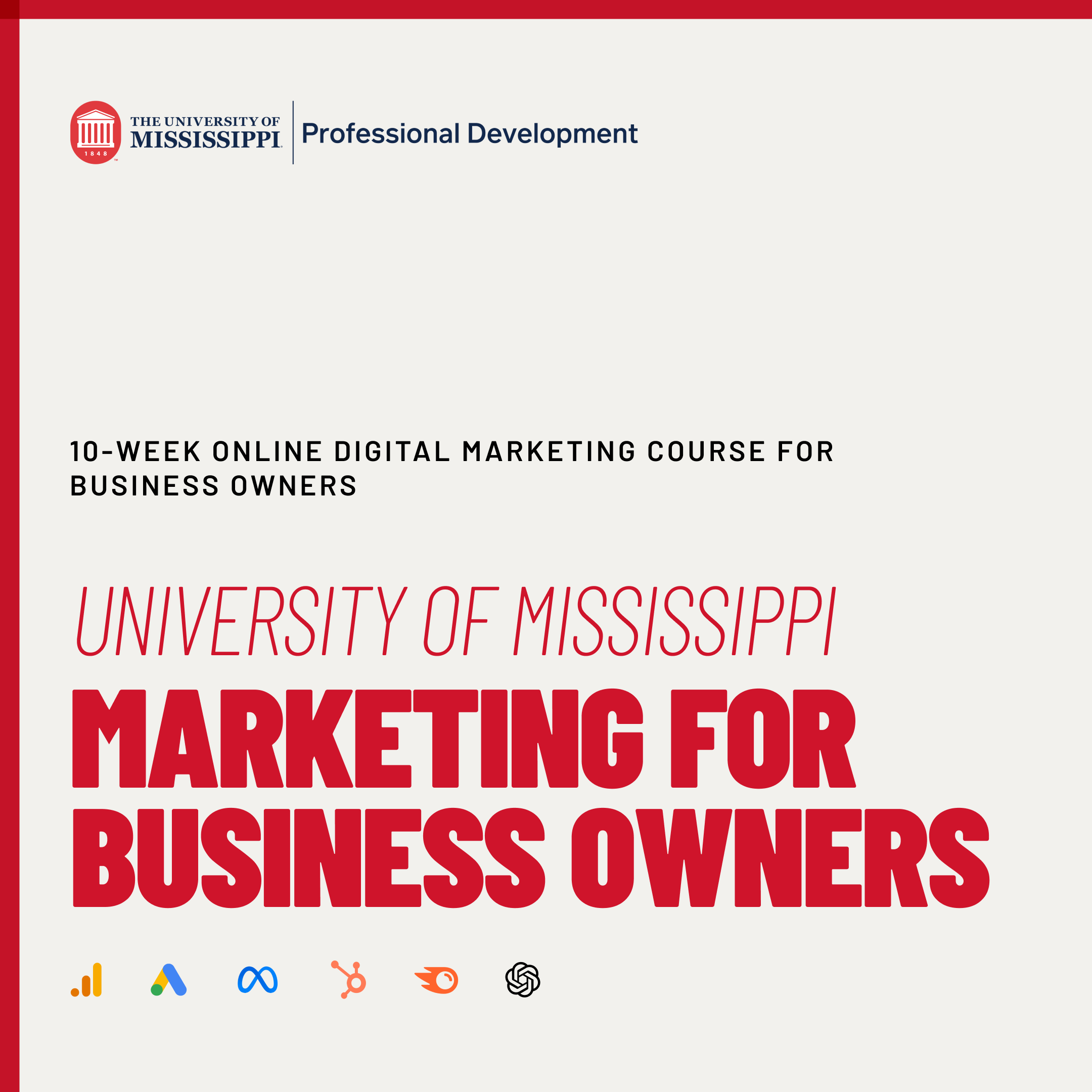 UM Division of Outreach and Continuing Education Facebook ad