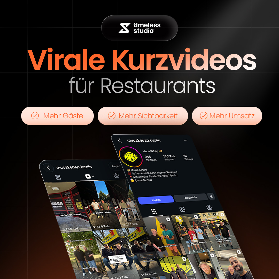 Timelessstudio Facebook ad: Planbar viral gehen!
