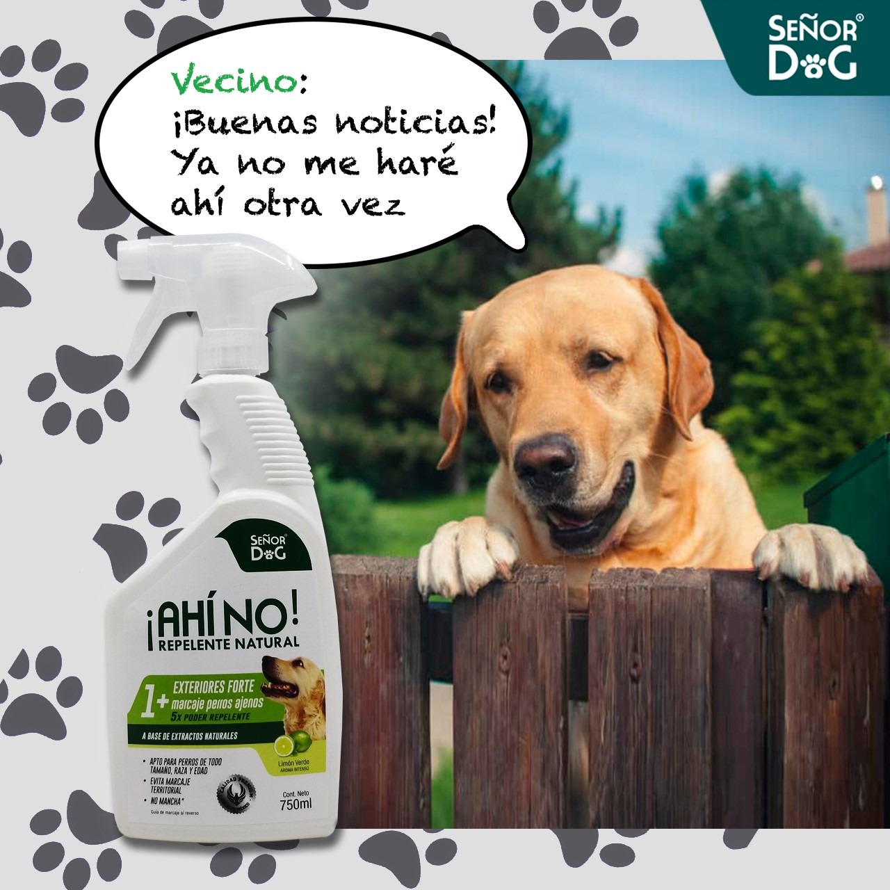 Señor Dog & Señor Cat Facebook ad: Productos Naturales para evitar Marcaje, Estrés y Conductas…
