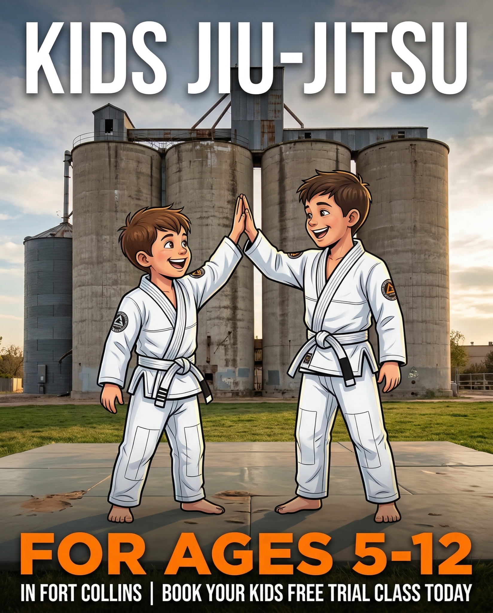 Total Ryu Martial Arts Facebook ad: Free Kids Martial Arts Class in Fort Collins