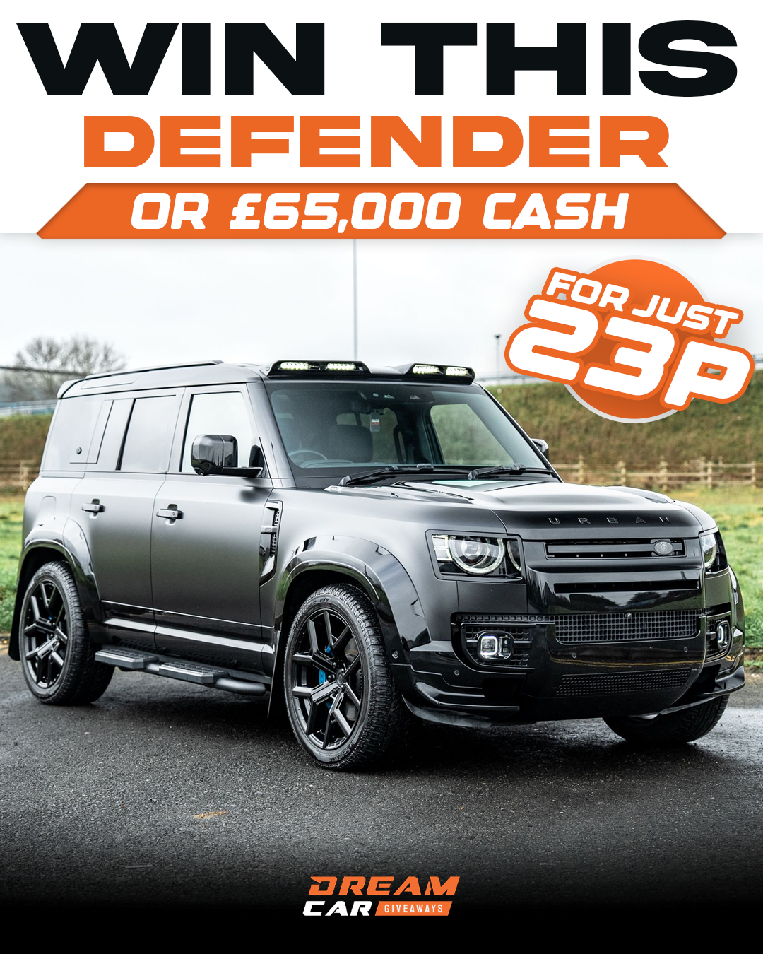 Dream Car Giveaways Facebook ad