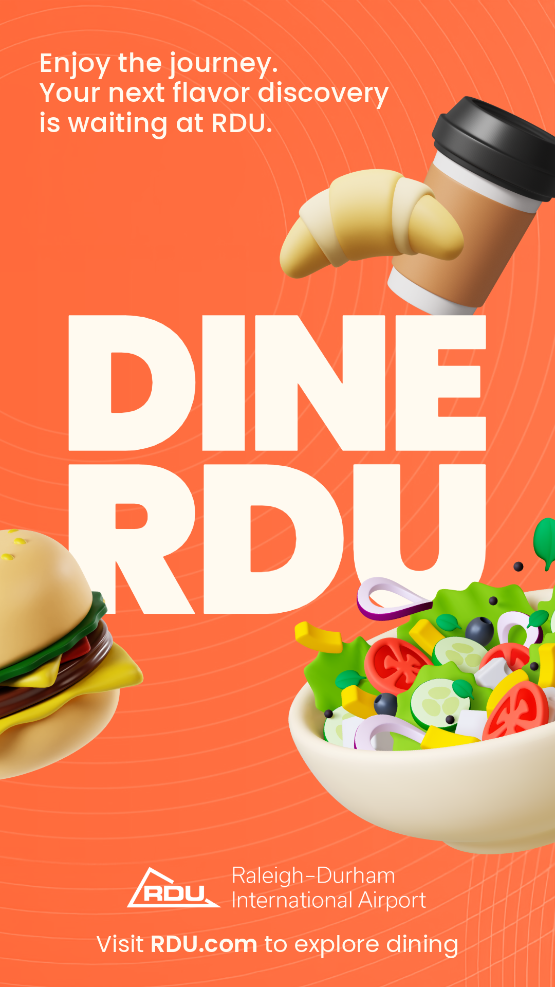 Raleigh-Durham International Airport (RDU) Facebook ad