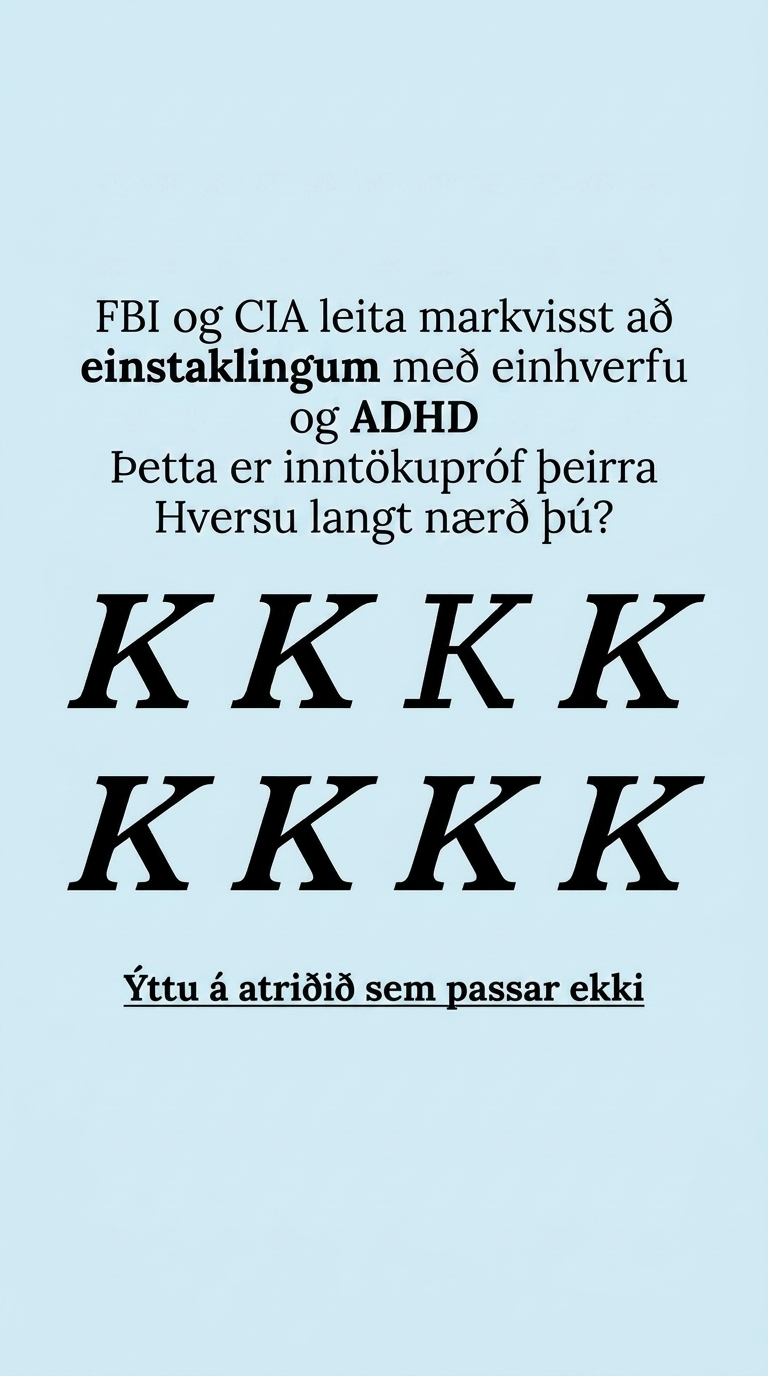 International Brain Test Facebook ad