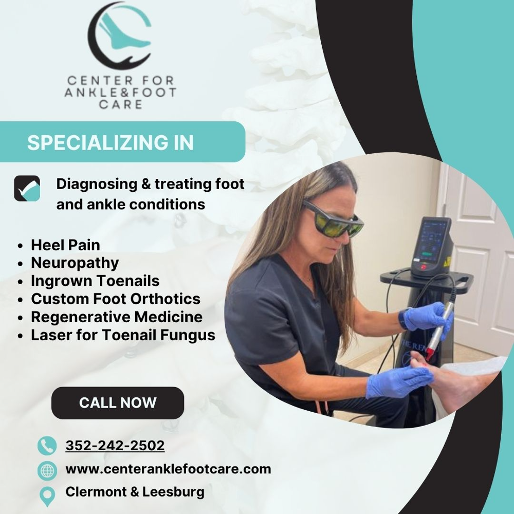 Center for Ankle and Foot Care Facebook ad