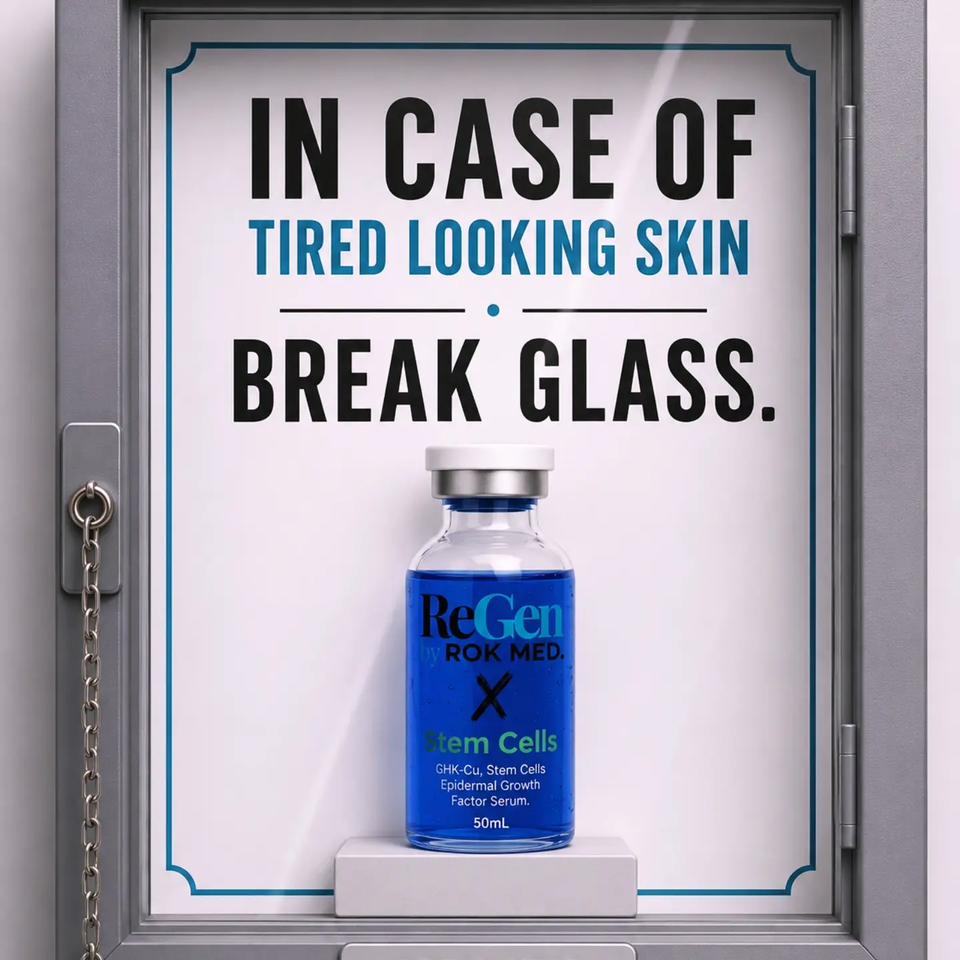 ROK Chemical Supplies Limited Facebook ad: GHK-Cu Serums 1% & 2%
