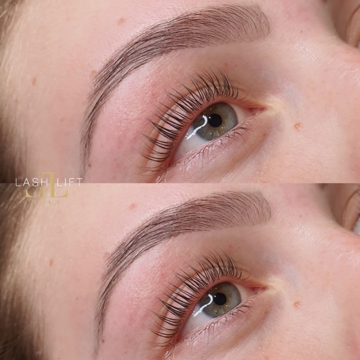 Lashlift Lounge Facebook ad: Throwback to this stunning lash lift & brow…