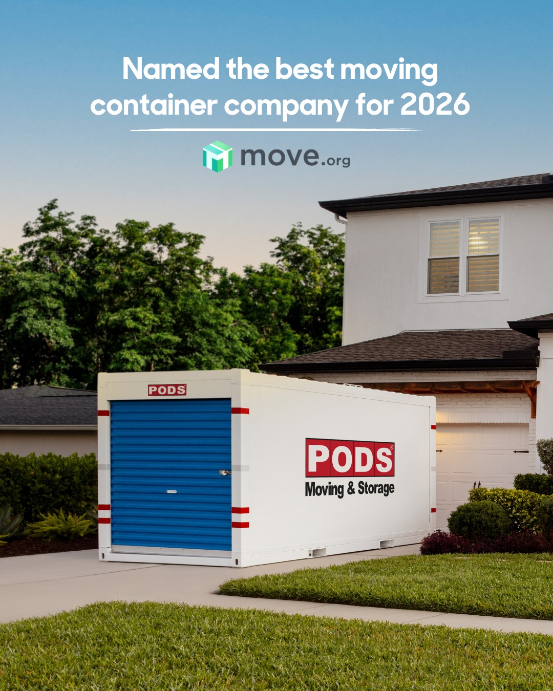 PODS Moving & Storage Facebook ad