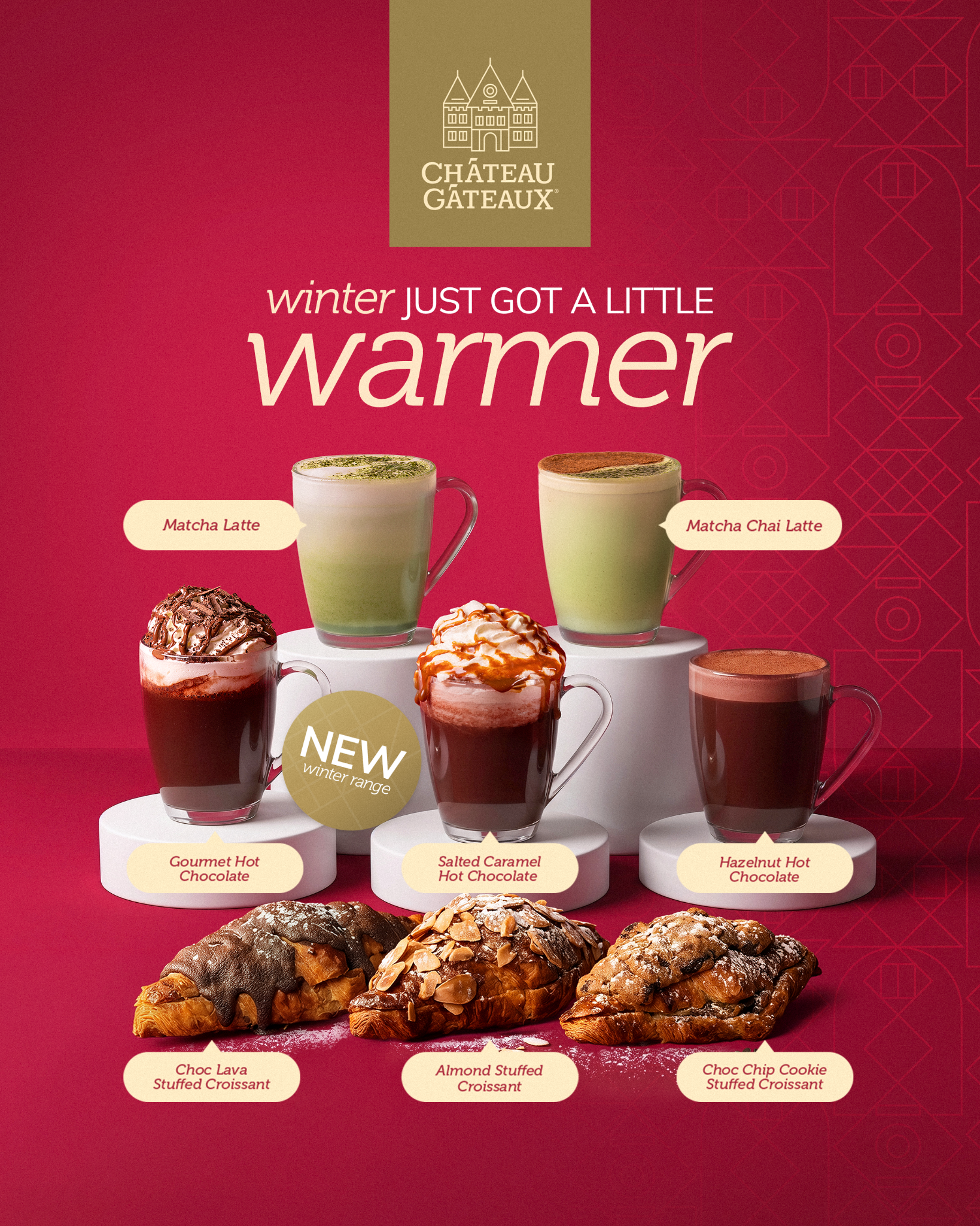 CHÂTEAU GÂTEAUX Facebook ad: Winter Range