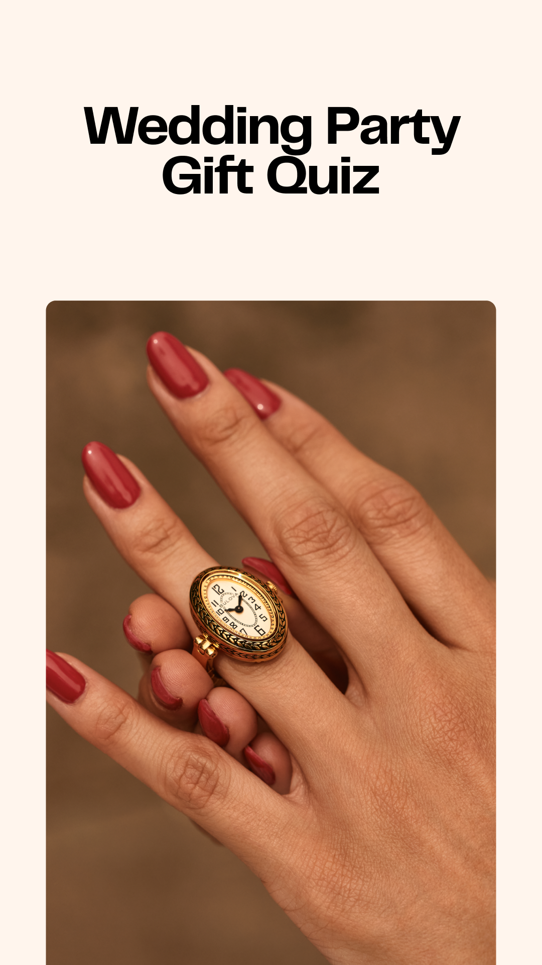 The Knot Facebook ad