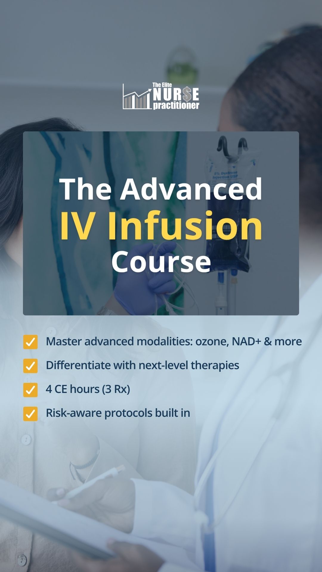 The Elite Nurse Practitioner Facebook ad