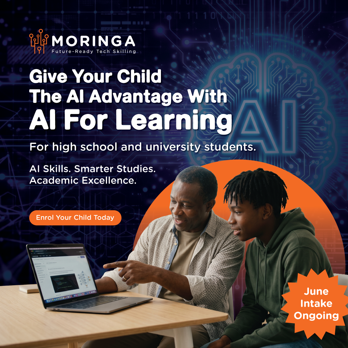 Moringa School Facebook ad