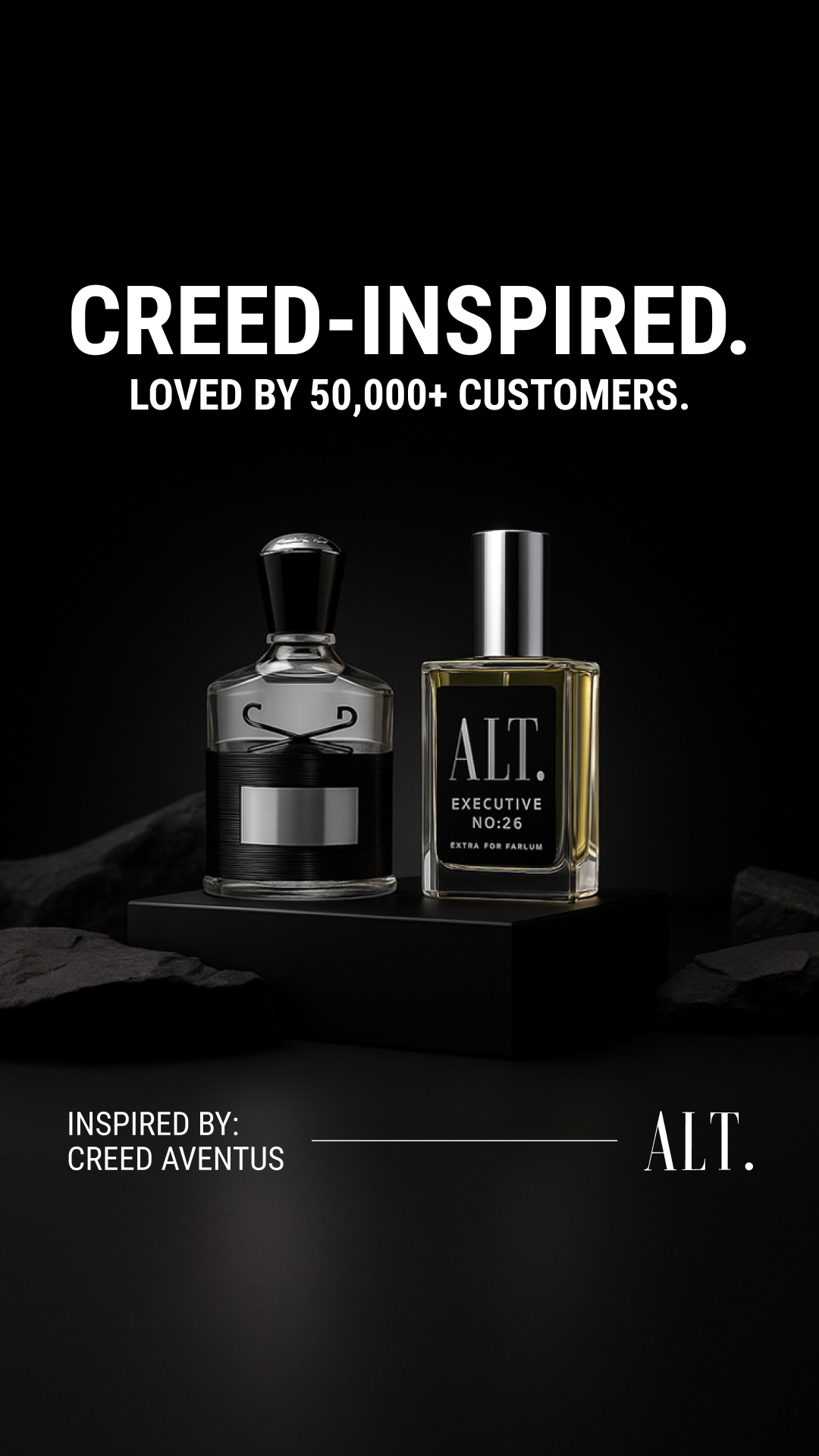 ALT. Fragrances Facebook ad