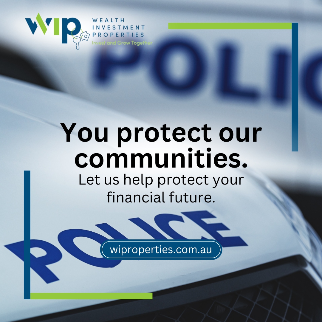 WIP - Wealth Investment Properties Facebook ad: You protect our communities, let us help protect your…