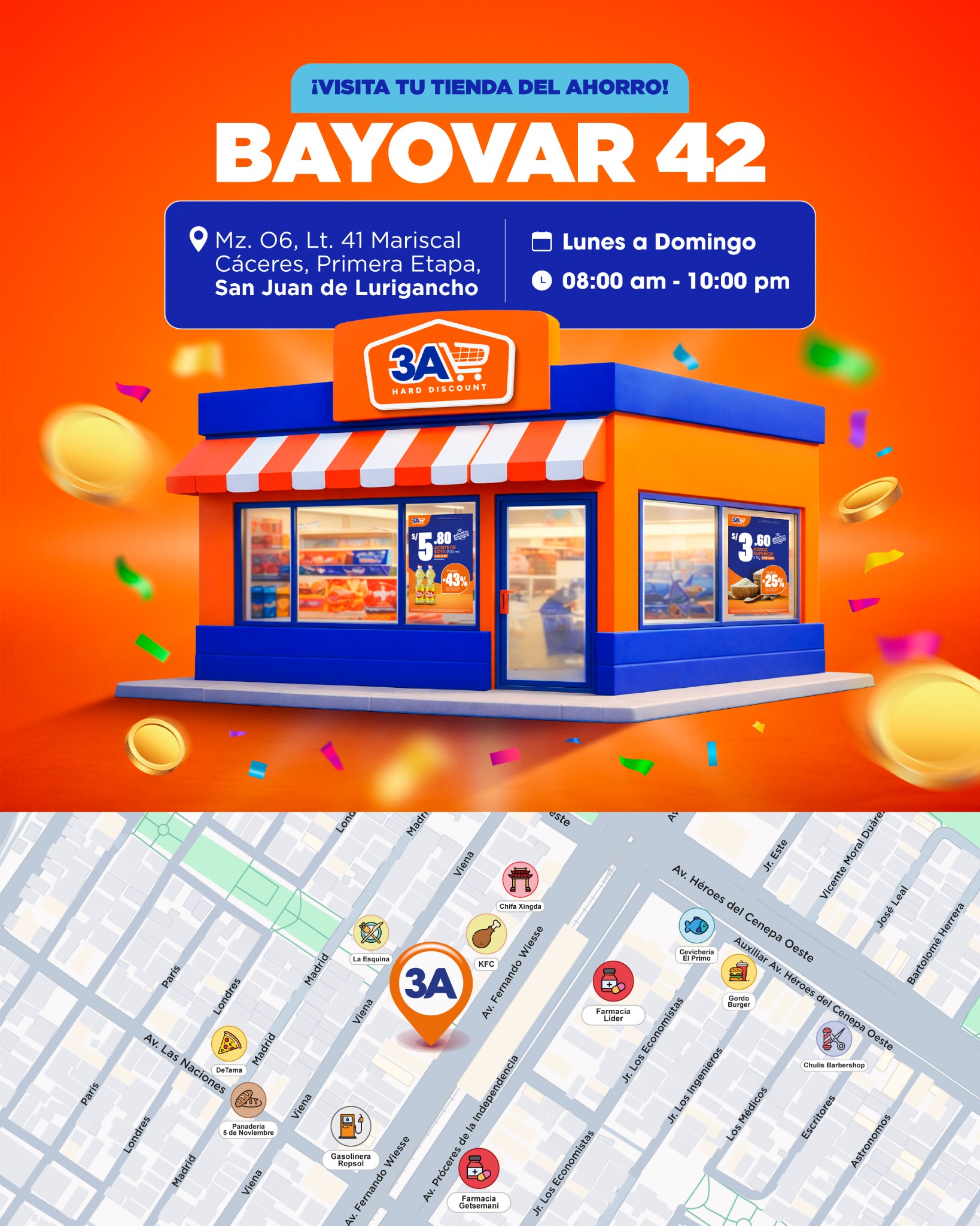 Tiendas de Ahorro 3A Facebook ad