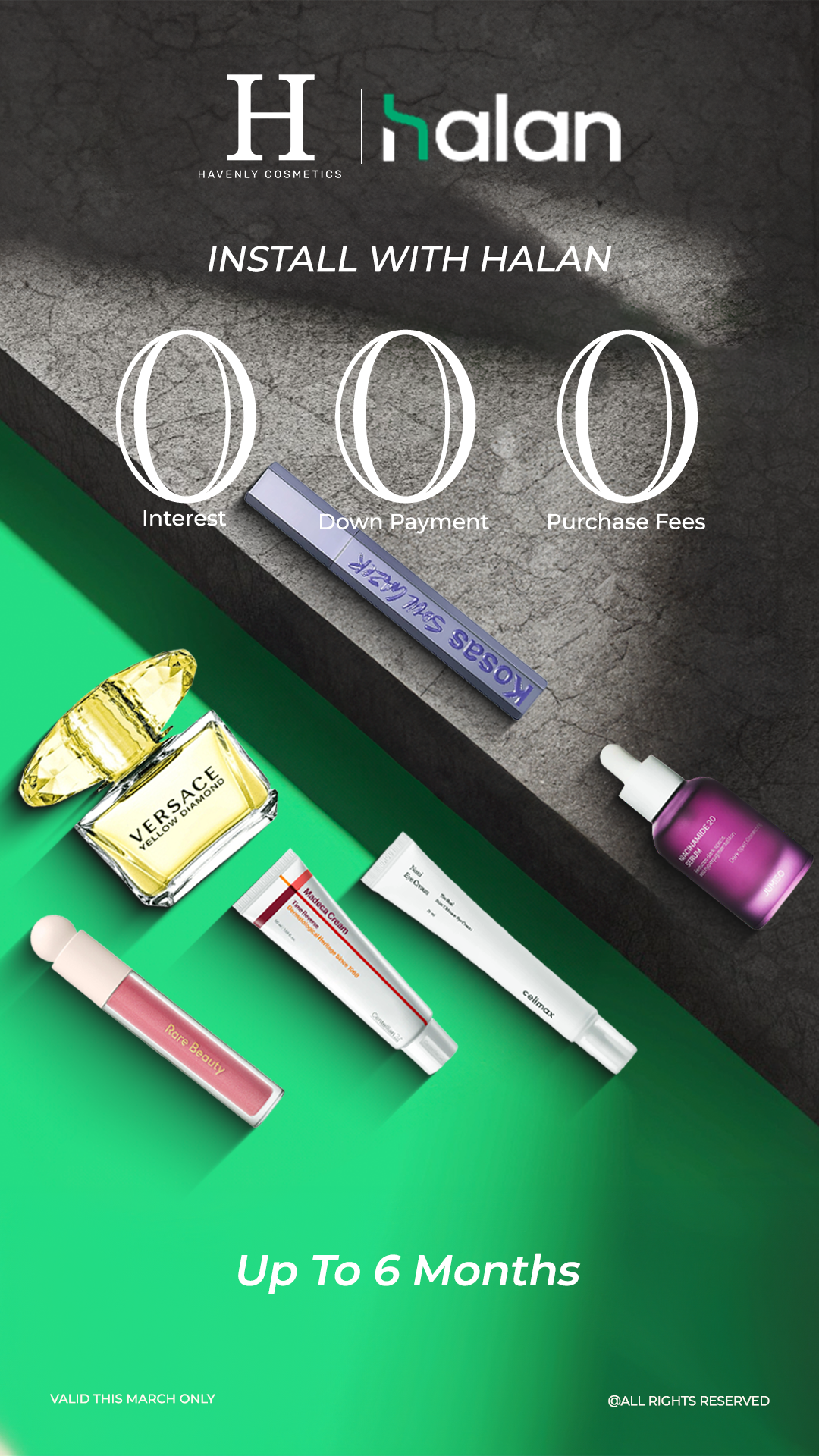 HavenlyCosmetics Facebook ad