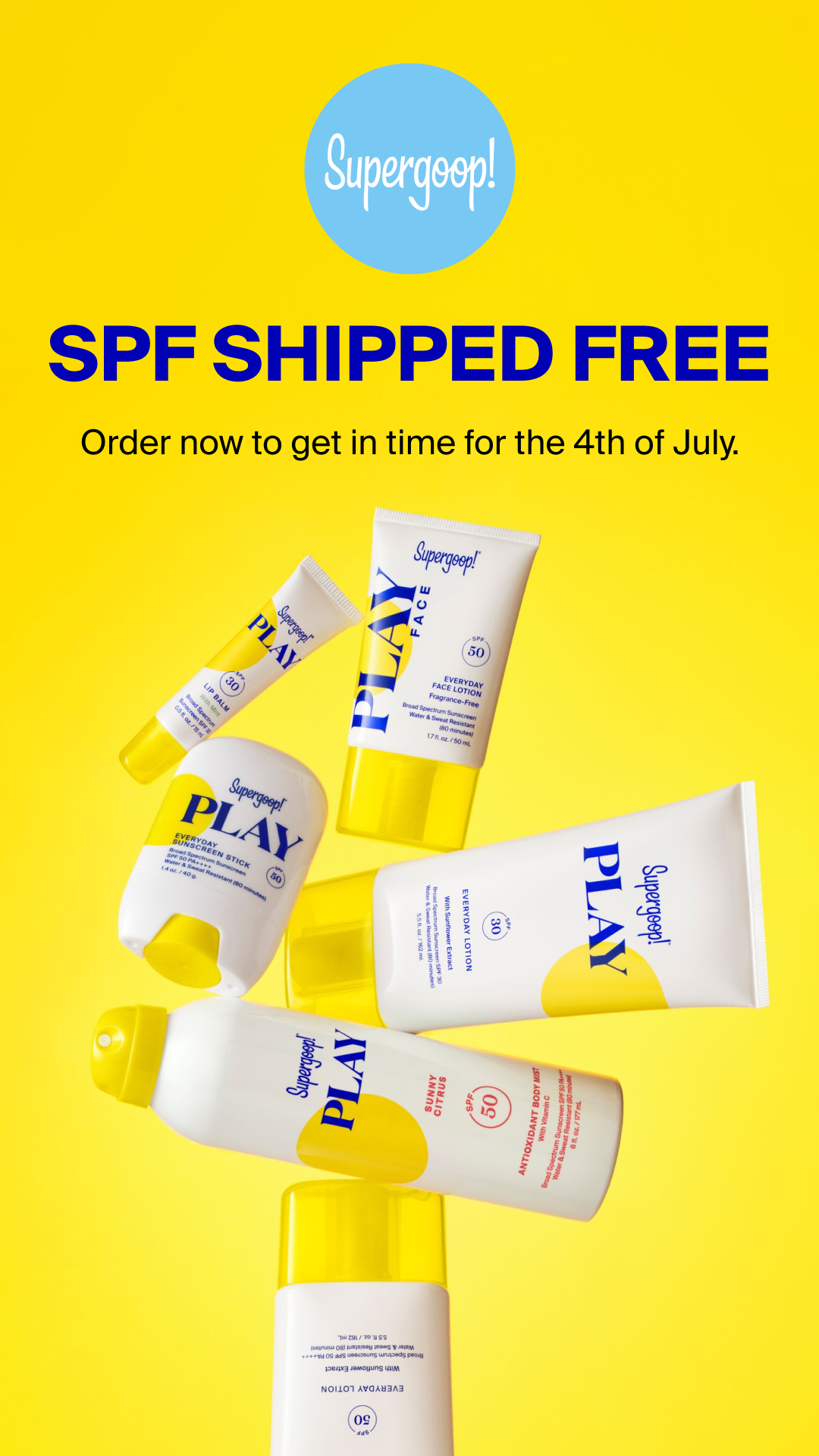 Supergoop Facebook ad
