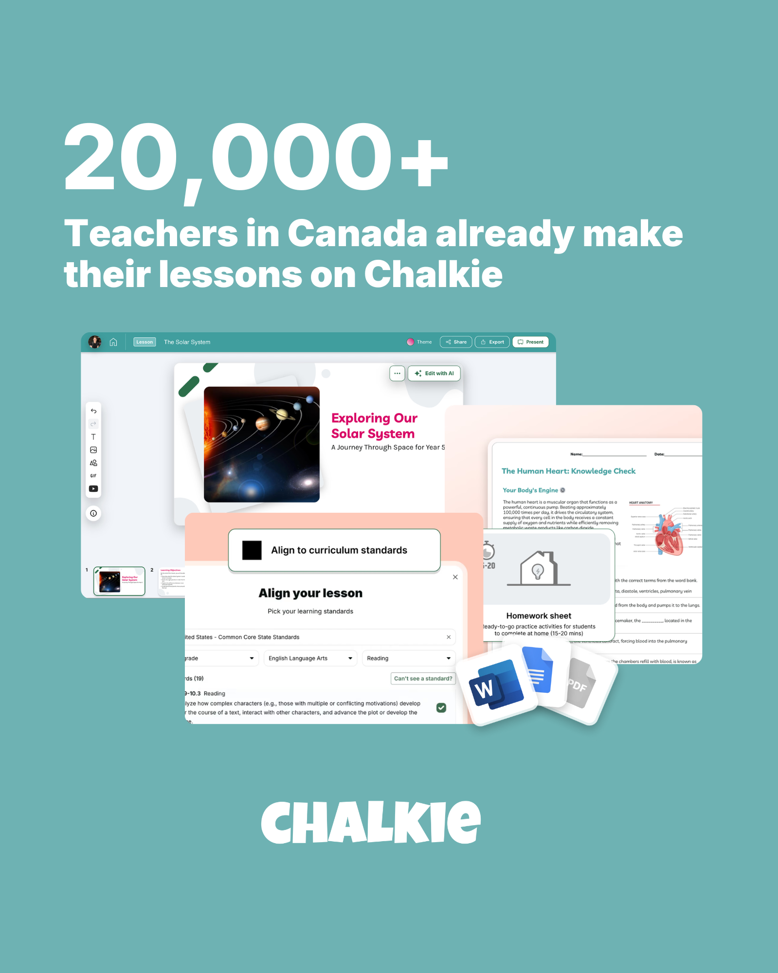 Chalkie AI Facebook ad
