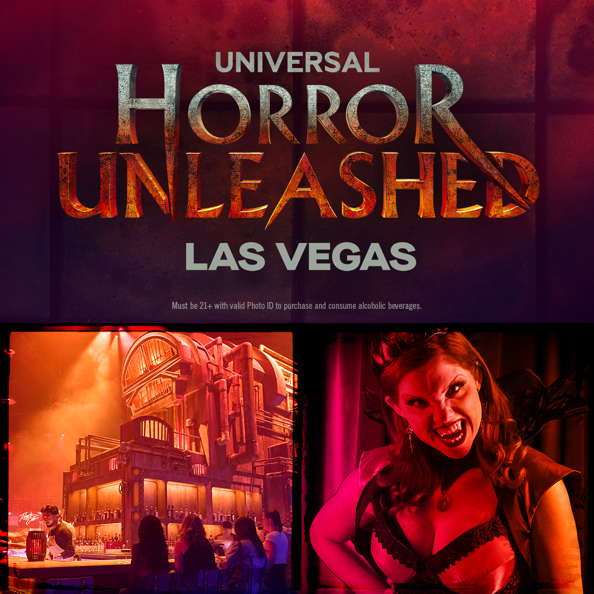 Universal Horror Unleashed Vegas Facebook ad