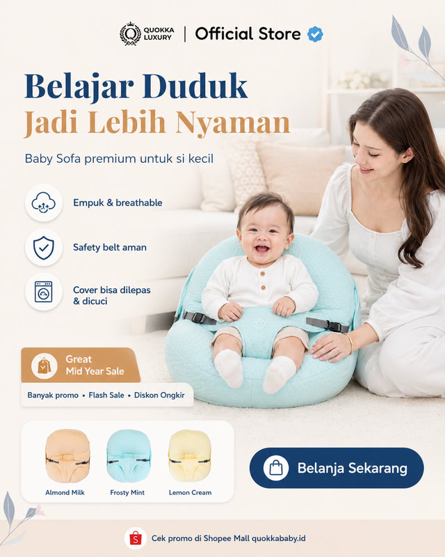 Quokka Baby Indonesia Facebook ad: PROMO PUNCAK 10.10 - CHECKOUT DISINI SEKARANG