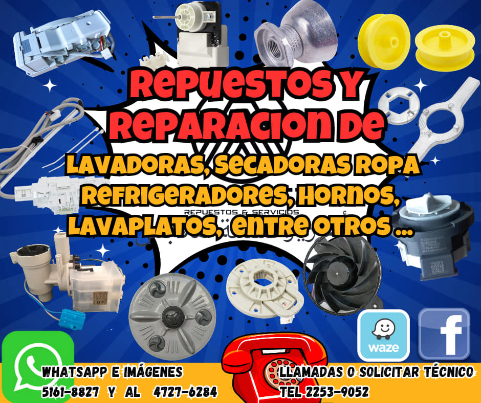 Lavadoras Alvarez Facebook ad: Repuestos para Lavadoras, Secadoras de Ropa…