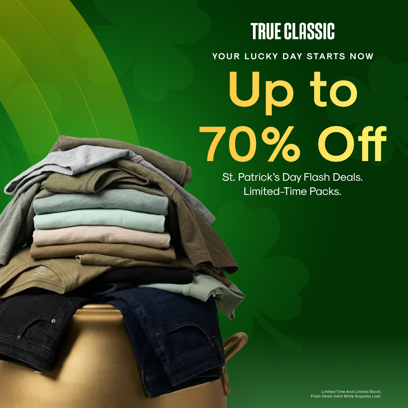 True Classic Facebook ad