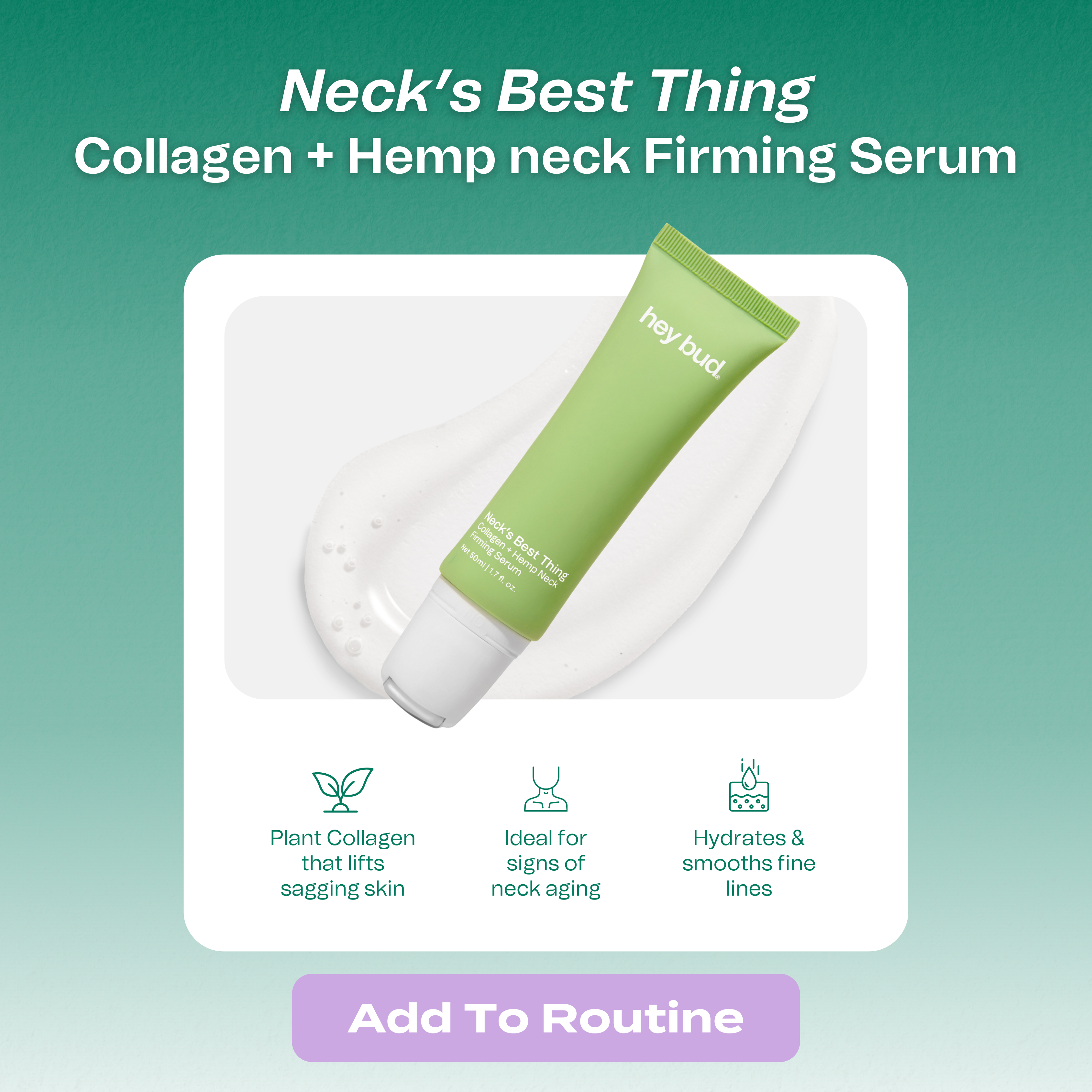Hey Bud Skincare Facebook ad
