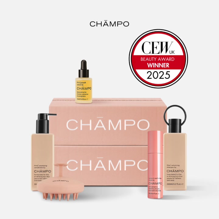 Chāmpo Haircare Facebook ad: For Thicker, Fuller Hair