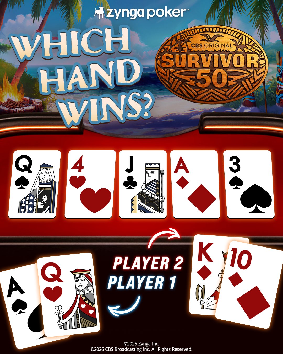 Texas HoldEm Poker Facebook ad