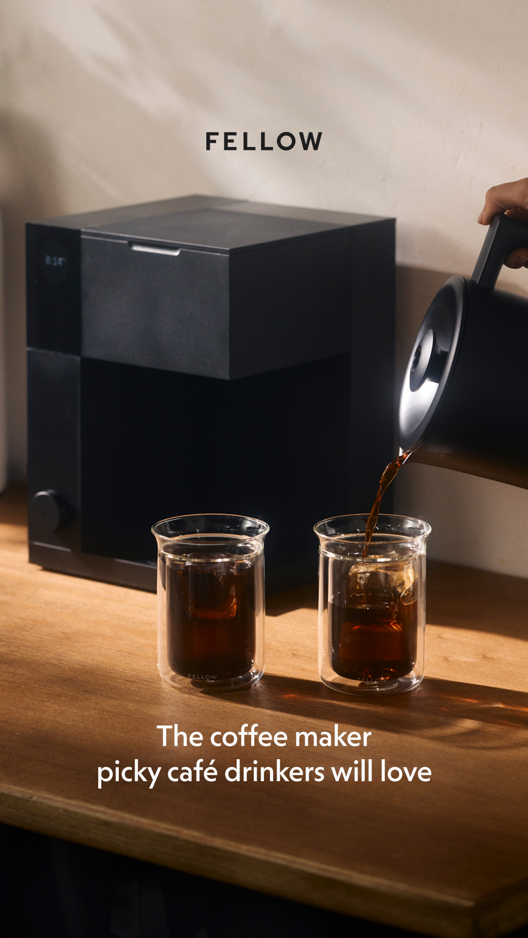 Fellow Facebook ad: Pour-over thinking, built in.