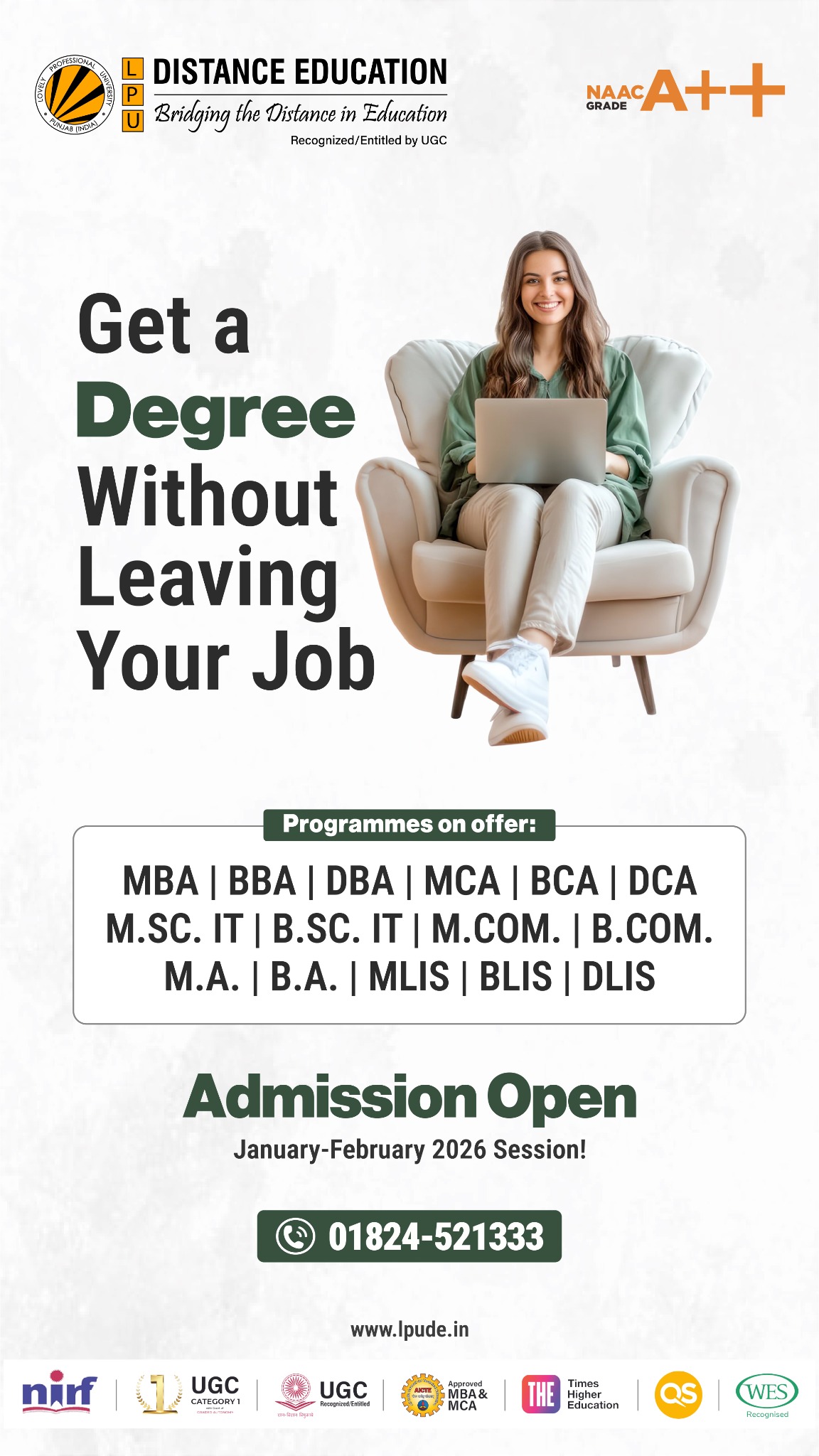 LPU Distance Education Facebook ad from Dec 15, 2025