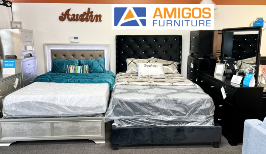 Amigos Furniture Facebook ad: New Furniture In Stock