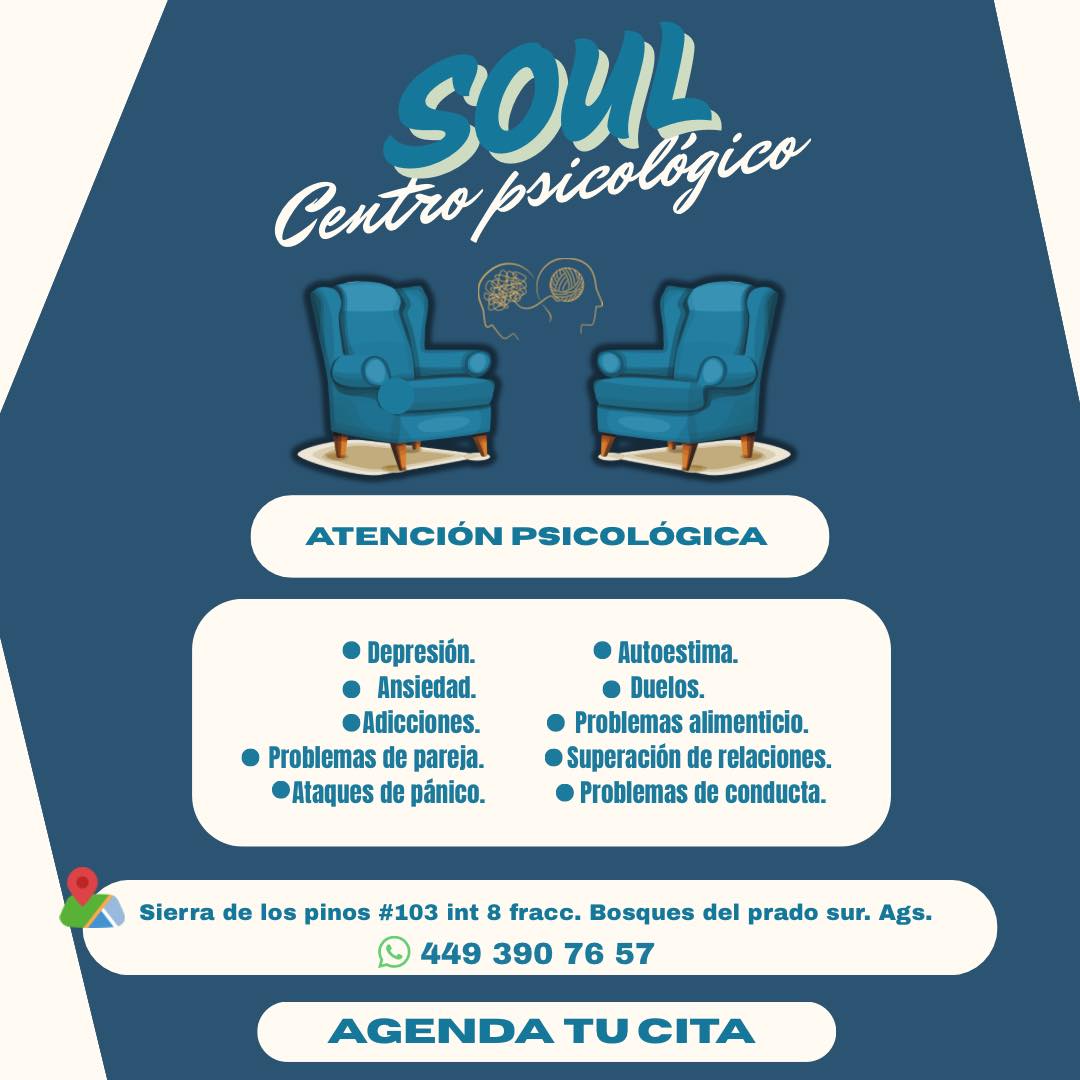 Soul Psicología-psicólogos en Aguascalientes Facebook ad