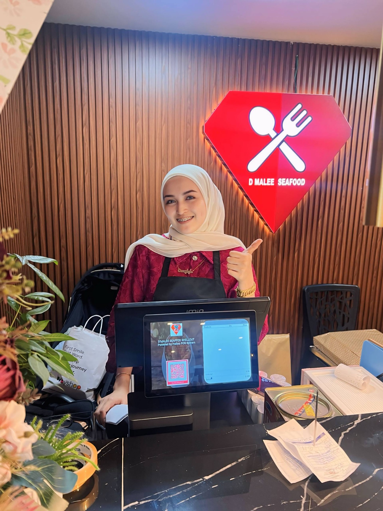 Halloo POS System Facebook ad