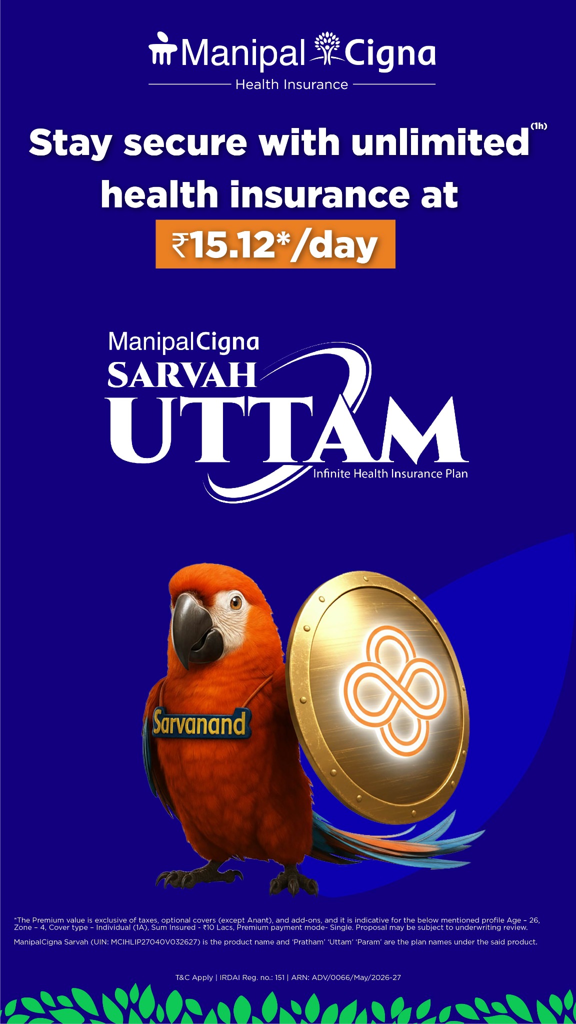 ManipalCigna Health Insurance Facebook ad from Jun 30, 2026