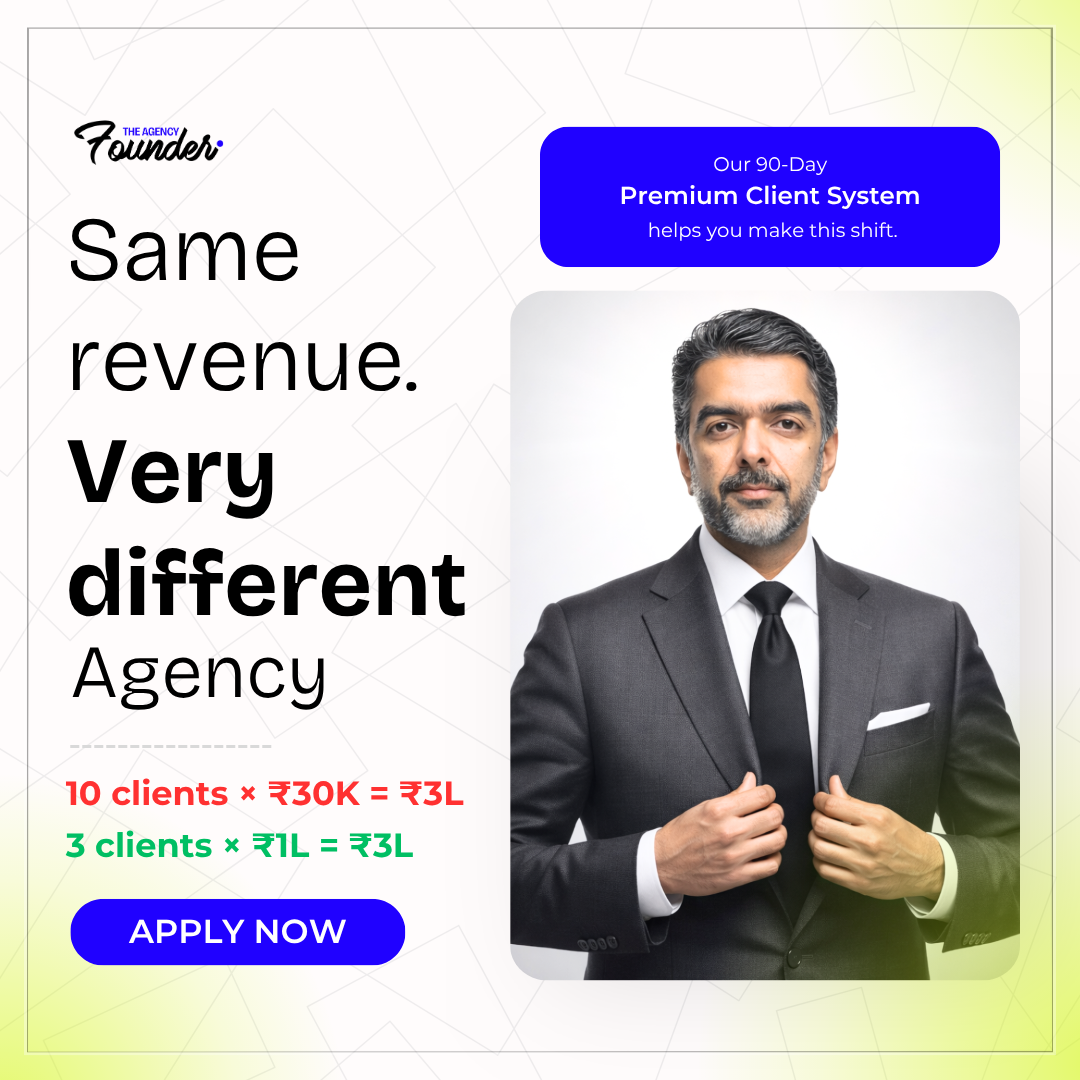 Theagencyfounder Facebook ad: Fix Your Agency in 90 Days