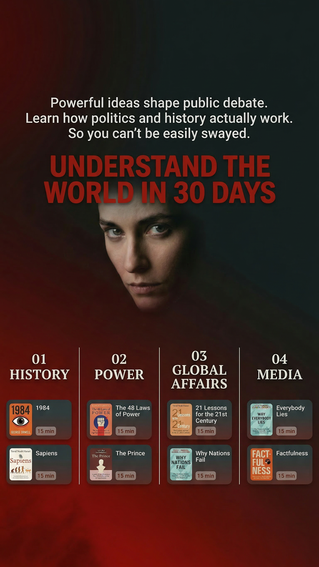 Blinkist Facebook ad
