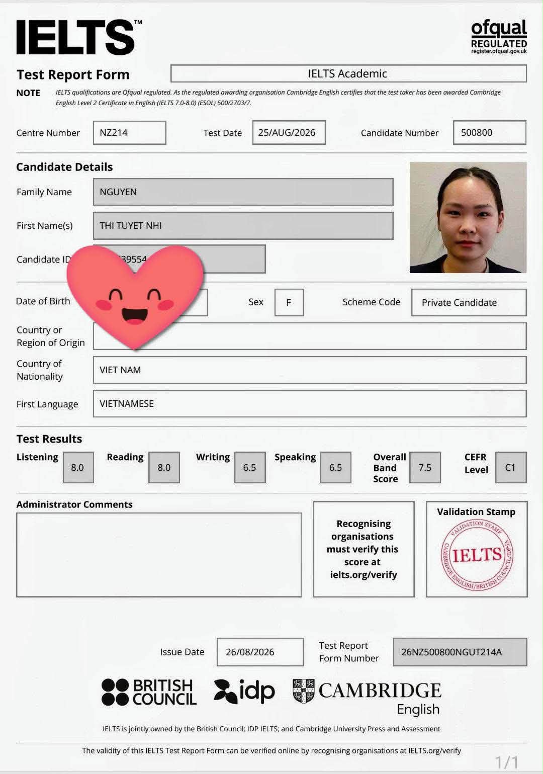 A&M IELTS Facebook ad: Hành trình học IELTS từ trình độ B1…
